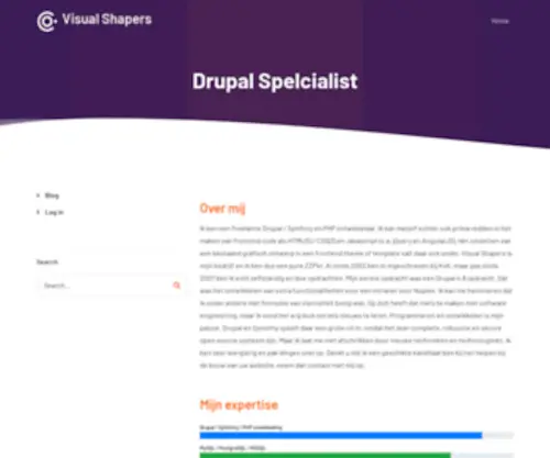 Visualshapers.com(Drupal Specialist) Screenshot