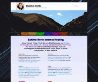 Visualshells.com(Eskimo North) Screenshot