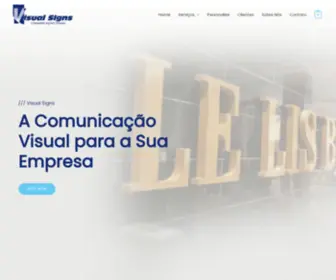 Visualsigns.com.br(Visual Signs) Screenshot