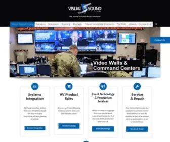 Visualsound.com(Visual Sound provides) Screenshot