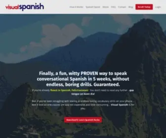 Visualspanish.co(Visual Spanish) Screenshot