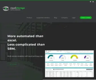 Visualstorageintelligence.com(Visual Storage Intelligence) Screenshot