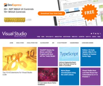 Visualstudiomagazine.com(Visual Studio Magazine Home) Screenshot