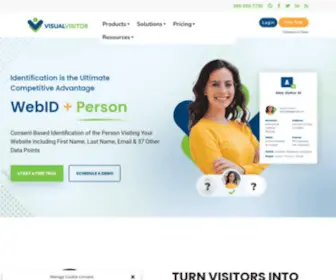 Visualvisitor.com(Identify Website Visitors By First) Screenshot