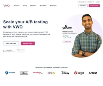 Visualwebsiteoptimizer.com(#1 A/B Testing Tool in the World) Screenshot