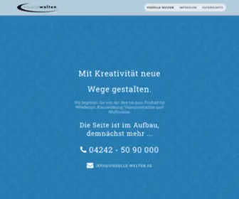 Visuelle-Welten.de(Webdesign, Kinowerbung, Multimedia in Syke) Screenshot