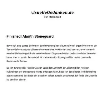 Visuellegedanken.de(The blog of Martin Wolf) Screenshot