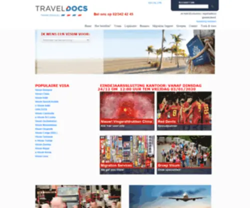 Visum-Legalisatie.be(Traveldocs helpt u) Screenshot