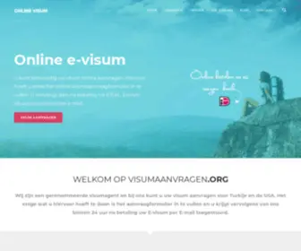 Visumaanvragen.org(Bij ons kunt u online uw E) Screenshot