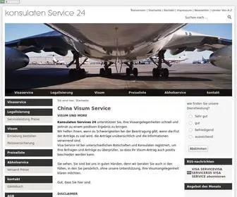 Visumweb.de(China Visum Service) Screenshot