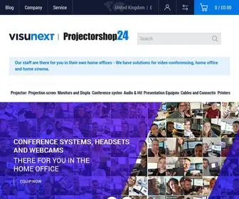 Visunext.co.uk(Projector) Screenshot