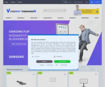 Visunext.se(Väggfästen) Screenshot