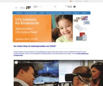 Visus-Sehteste.de(VISUS Sehtestprodukte ) Screenshot
