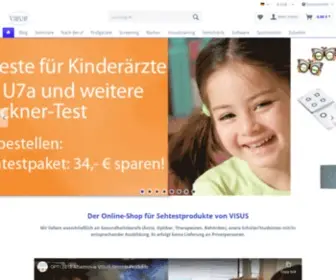 Visus.de(VISUS Sehteste Shop) Screenshot