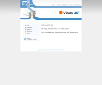 Visus3D.de(Wintergarten Software Visus 3D) Screenshot