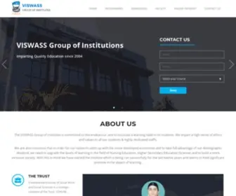 Viswass.org(VISWASS Group of Institutes) Screenshot