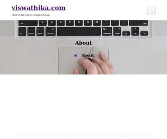 Viswathika.com(About) Screenshot