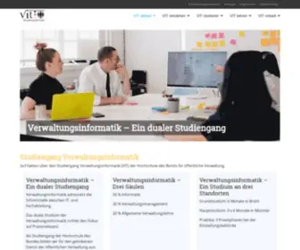 Vit-Bund.de(Studiengang Verwaltungsinformatik) Screenshot