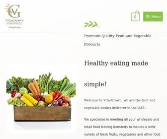 Vita-Grown.com(Vita Grown Food Stuff) Screenshot