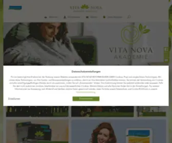 Vita-Nova.de(Natürlich gesund leben) Screenshot