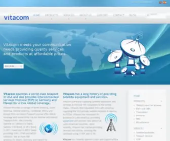 Vitacom.com(Satellite modem) Screenshot