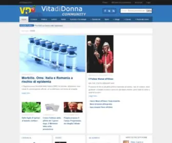 Vitadidonna.org(Vita di Donna Community) Screenshot