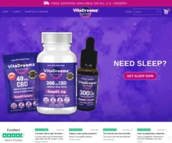 Vitadreamz.com(Better Sleep) Screenshot