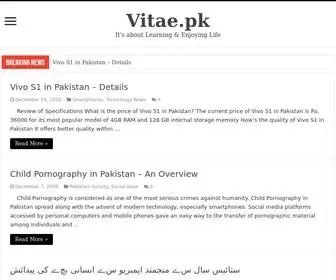 Vitae.pk(It's about Learning & Enjoying Life) Screenshot