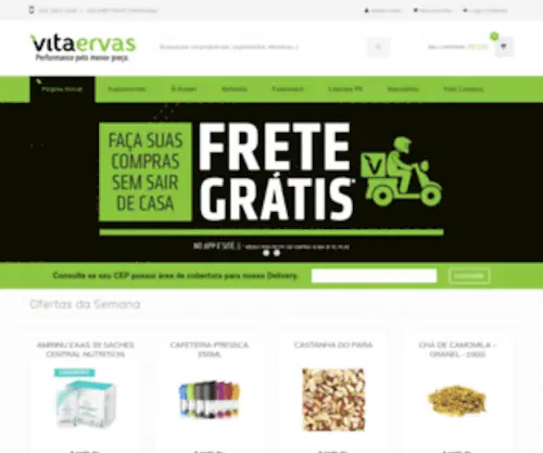 Vitaervas.com(Vita Ervas) Screenshot