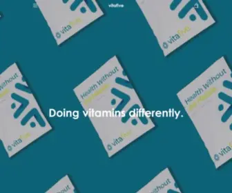 Vitafive.com(Vitafive gummy vitamins) Screenshot