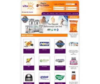 Vitaglo.com(NOW Vitamins) Screenshot