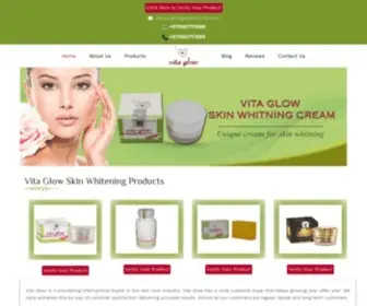 Vitaglowproducts.com(Vita Glow Night Cream For Skin Whitening) Screenshot