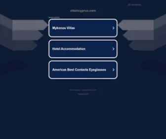 Vitaincyprus.com(Vita in Cyprus) Screenshot