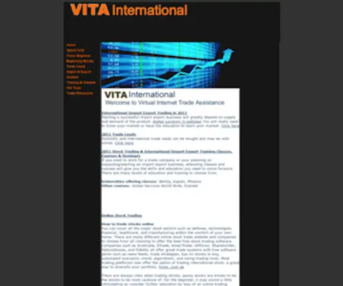 Vitainternational.org(Wayback Machine) Screenshot
