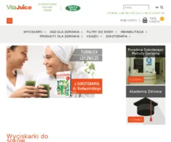 Vitajuice.pl(Wyciskarki do soków Green Star) Screenshot