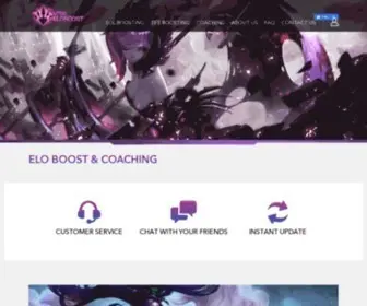 Vital-Eloboost.com(Proffesional ELO Boosting and Coaching service for League of Legends (LoL)) Screenshot