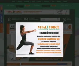Vital-Force.hu(Vital-Force fitness-wellness szaküzlet) Screenshot