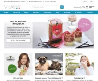 Vitalabo.de(Onlineshop für Vitamine) Screenshot