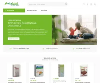 Vitaland.ch(Besser Leben mit Vitaland) Screenshot