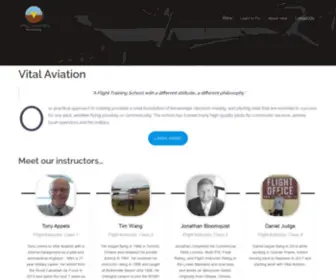 Vitalaviation.ca(Vital Aviation) Screenshot