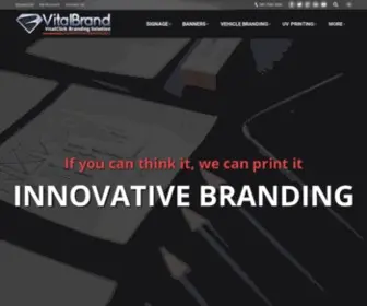 Vitalbrand.co.za(Innovative Branding Solutions) Screenshot