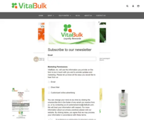 Vitalbulk.com(Vitalbulk) Screenshot