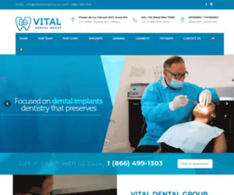 Vitaldentalgroup.us(Vital Dental Group) Screenshot