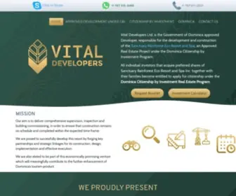 Vitaldevelopers.com(Vital Developers Limited) Screenshot