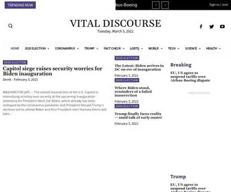 Vitaldiscourse.com(Vital Discourse) Screenshot