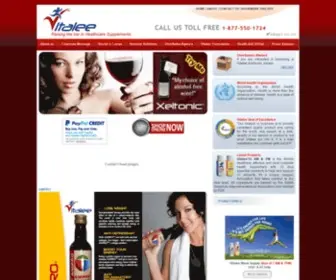 Vitalee.com(Healthcare Supplements) Screenshot