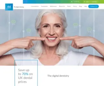 Vitaleurope.co.uk(Leading dental clinic in London & Budapest) Screenshot