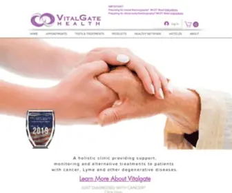 Vitalgate.com(Natural Health Treatments NYC) Screenshot