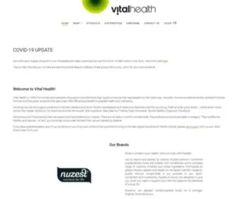 Vitalhealthnz.com(Vital Health Company) Screenshot