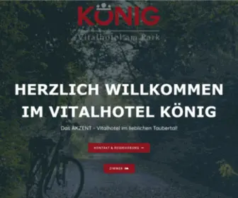 Vitalhotel-Koenig.de(Vitalhotel König) Screenshot